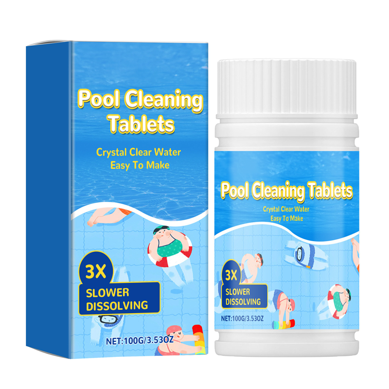 Pool Cleaning Tablets for Crystal Clear Water