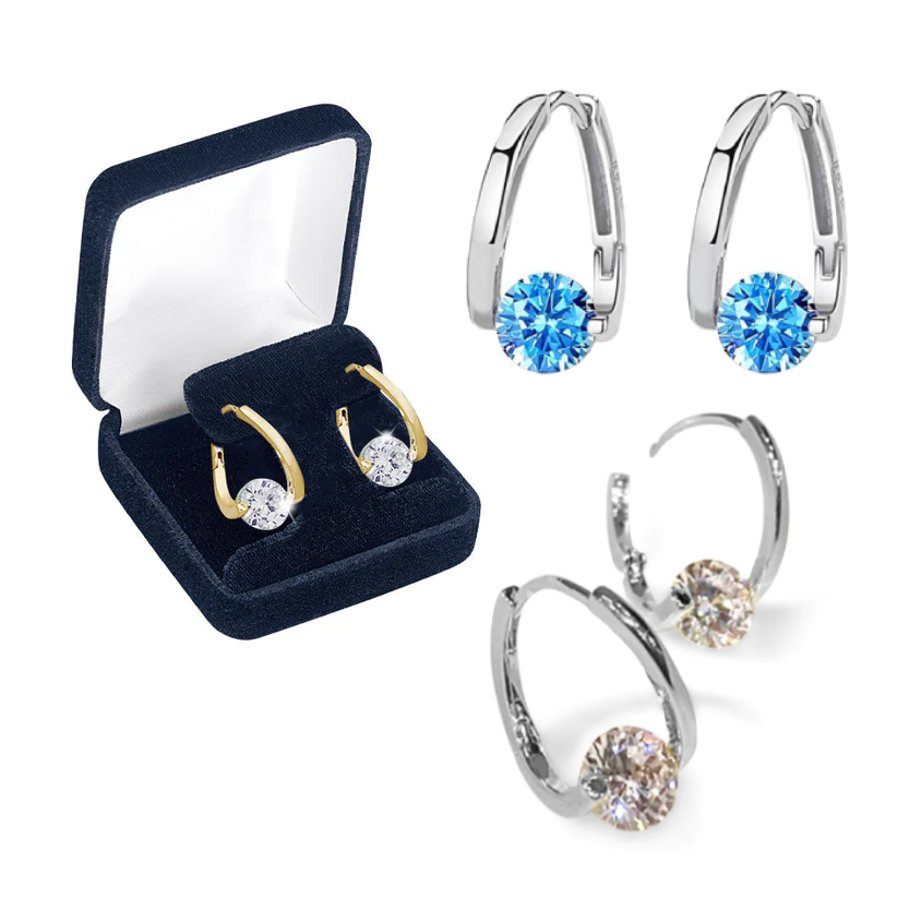 3PAIRS❤️GOLD+SILVER+BLUE✨️