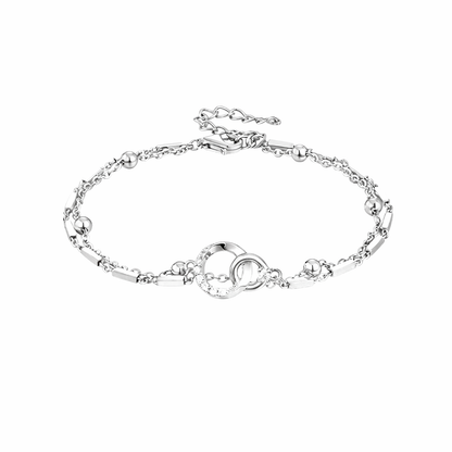 Interlocking Double Layer Bracelet