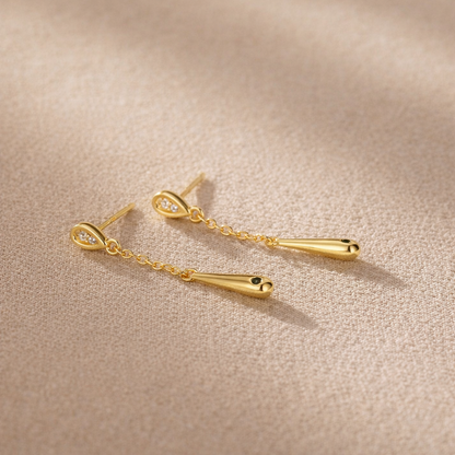 Dewdrop Tassel Earrings