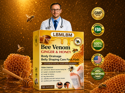 🔥Last Day 79% OFF! 🌿LBMLBM Bee Venom Foot Patches (Set of 10)