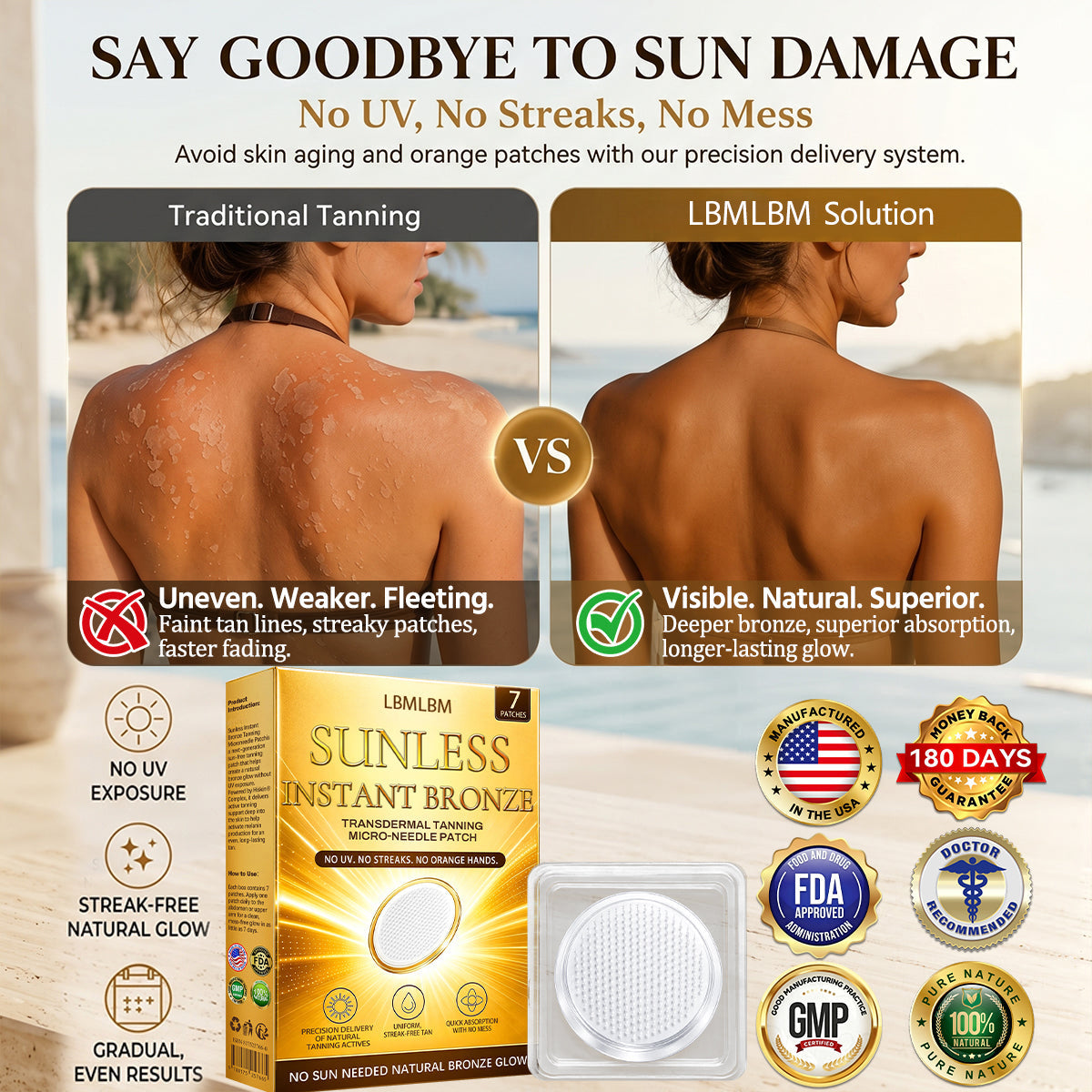 𝑶𝒇𝒇𝒊𝒄𝒊𝒂𝒍 𝑺𝒕𝒐𝒓𝒆 | ☀️☀️ LBMLBM 𝐒𝐮𝐧𝐥𝐞𝐬𝐬 𝐈𝐧𝐬𝐭𝐚𝐧𝐭 𝐁𝐫𝐨𝐧𝐳𝐞 𝐓𝐚𝐧𝐧𝐢𝐧𝐠 𝐌𝐢𝐜𝐫𝐨𝐧𝐞𝐞𝐝𝐥𝐞 𝐏𝐚𝐭𝐜𝐡 🇺🇸 (𝐉𝐮𝐬𝐭 𝐨𝐧𝐜𝐞 𝐚 𝐝𝐚𝐲) 𝐕𝐢𝐬𝐢𝐛𝐥𝐞 𝐁𝐫𝐨𝐧𝐳𝐞 𝐆𝐥𝐨𝐰 𝐢𝐧 𝟕 𝐃𝐚𝐲𝐬 ✅ 𝐍𝐨 𝐔𝐕, 𝐍𝐨 𝐎𝐫𝐚𝐧𝐠𝐞, 𝐍𝐨 𝐒𝐭𝐫𝐞𝐚𝐤𝐬, 𝐍𝐨 𝐃𝐇𝐀, 𝐍𝐨 𝐌𝐞𝐬𝐬.