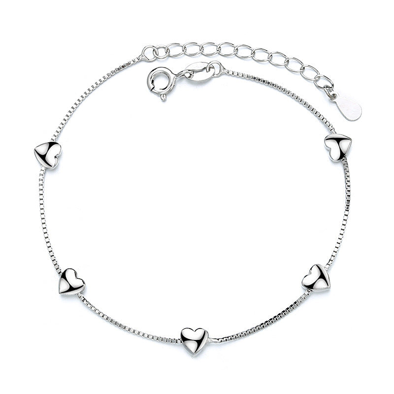 Heart Charm Adjustable Bracelet