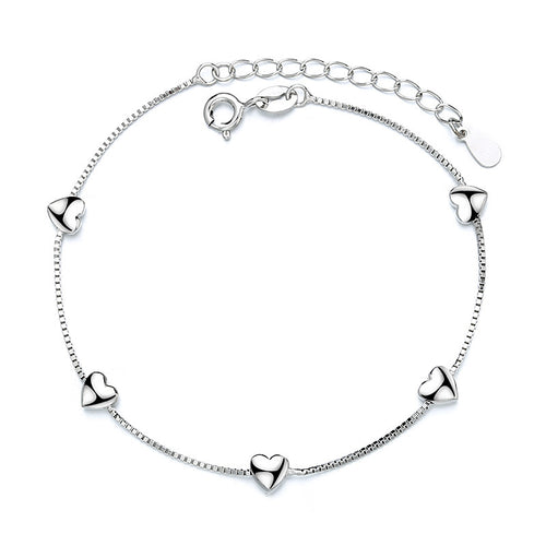 Heart Charm Adjustable Bracelet