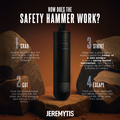 Safety Hammer | Emergency Car Escape Tool