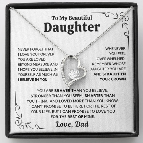 To My Daughter – Love You Forever Necklace