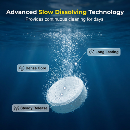 Pool Cleaning Tablets for Crystal Clear Water