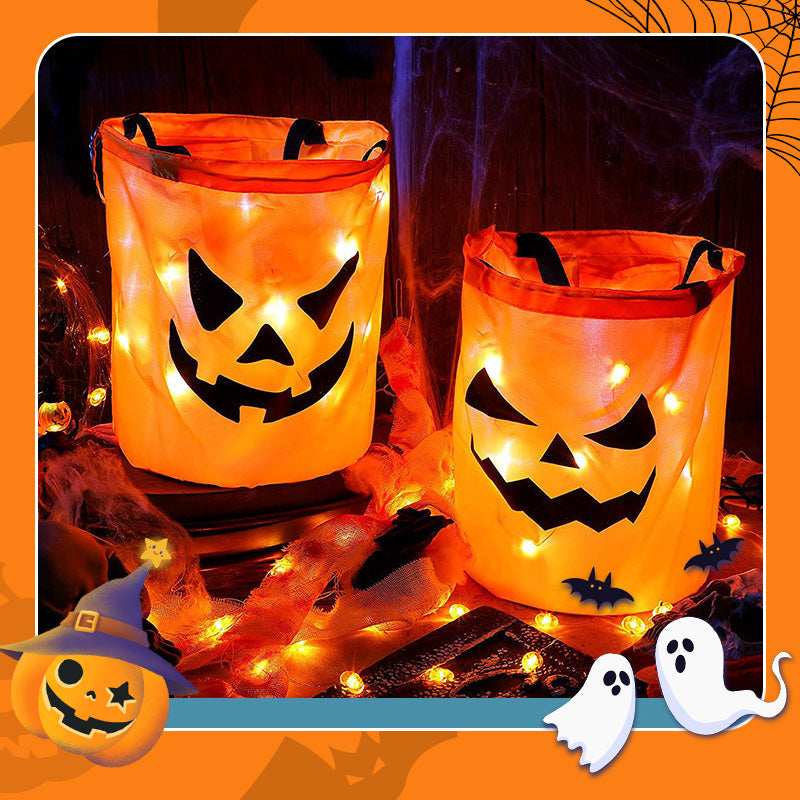 🎃 2026 Sale — Over 19,000 Sold!✨ Halloween Glowing Pumpkin Bag – LED Lights & Spacious Interior 🍬 Light Up the Night with the Ultimate Halloween Candy Bag 🎃