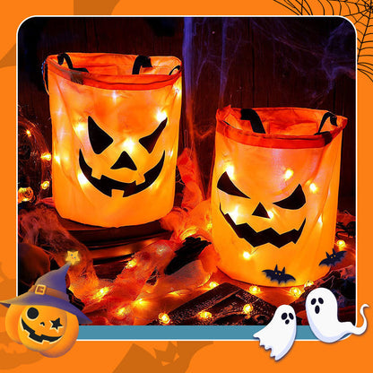 🎃 2026 Sale — Over 19,000 Sold!✨ Halloween Glowing Pumpkin Bag – LED Lights & Spacious Interior 🍬 Light Up the Night with the Ultimate Halloween Candy Bag 🎃