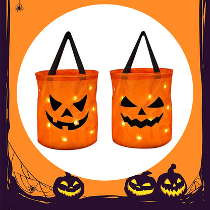 🎃 2026 Sale — Over 19,000 Sold!✨ Halloween Glowing Pumpkin Bag – LED Lights & Spacious Interior 🍬 Light Up the Night with the Ultimate Halloween Candy Bag 🎃