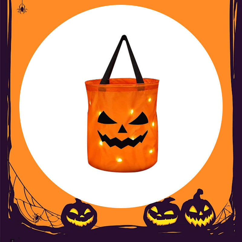 🎃 2026 Sale — Over 19,000 Sold!✨ Halloween Glowing Pumpkin Bag – LED Lights & Spacious Interior 🍬 Light Up the Night with the Ultimate Halloween Candy Bag 🎃