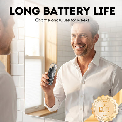 📢52% OFF !! ⏰Nose & Ear Hair Trimmer with LED Display